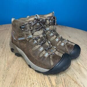 Keen Boots Womens Targhee II Hiking Boot Waterproof Leather Trail Walking Size 6